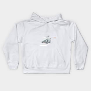 Bubble Car Kids Hoodie